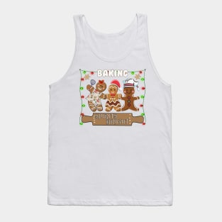 Christmas Gingerbread Baking Spirits Bright Tank Top